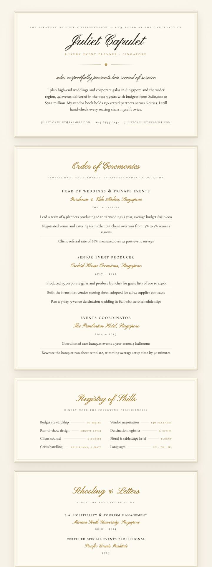 Wedding Invitation CV template preview