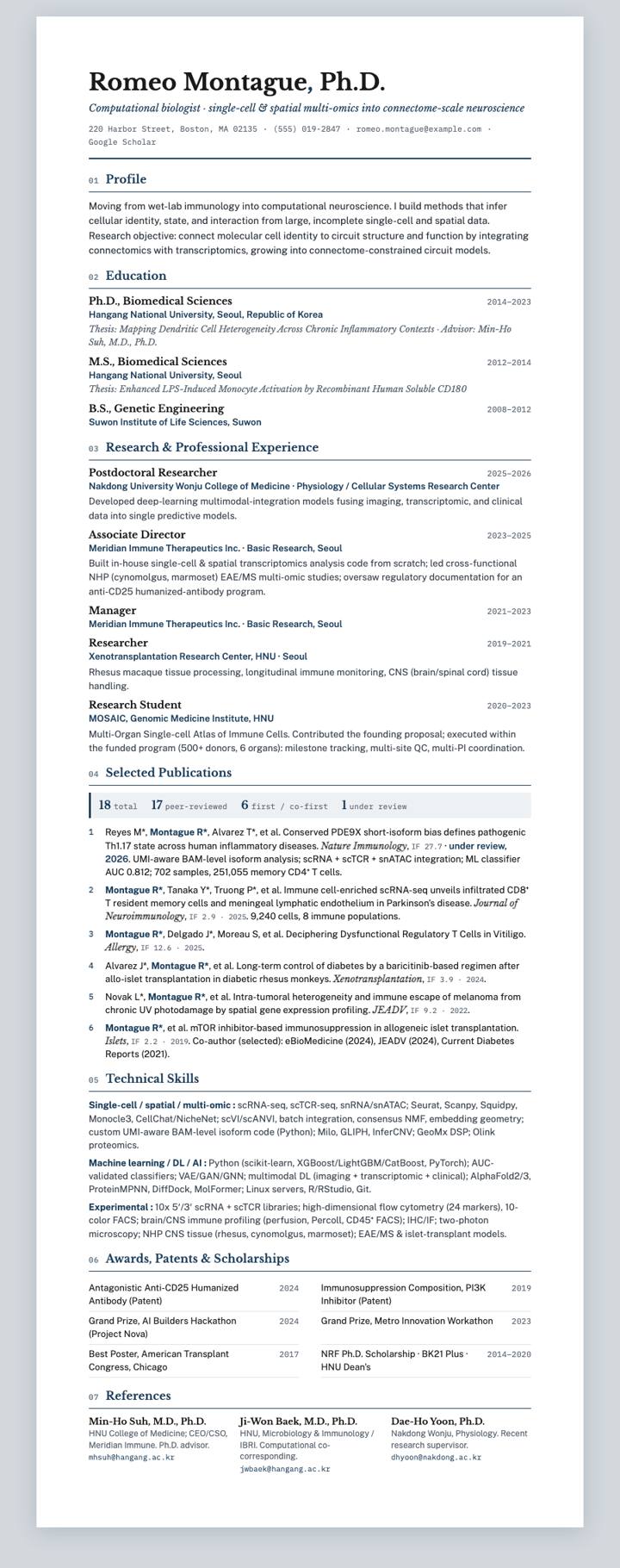 Baskerville Ledger CV template preview