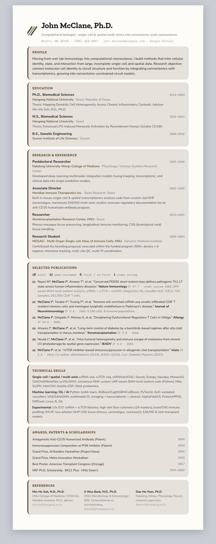 Sepia Cards CV template preview