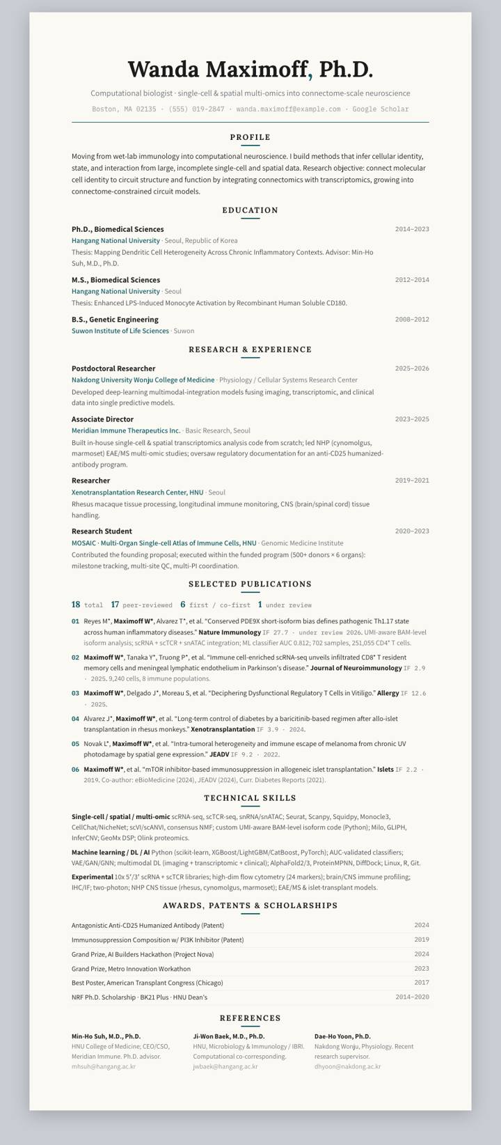 Teal Centered CV template preview