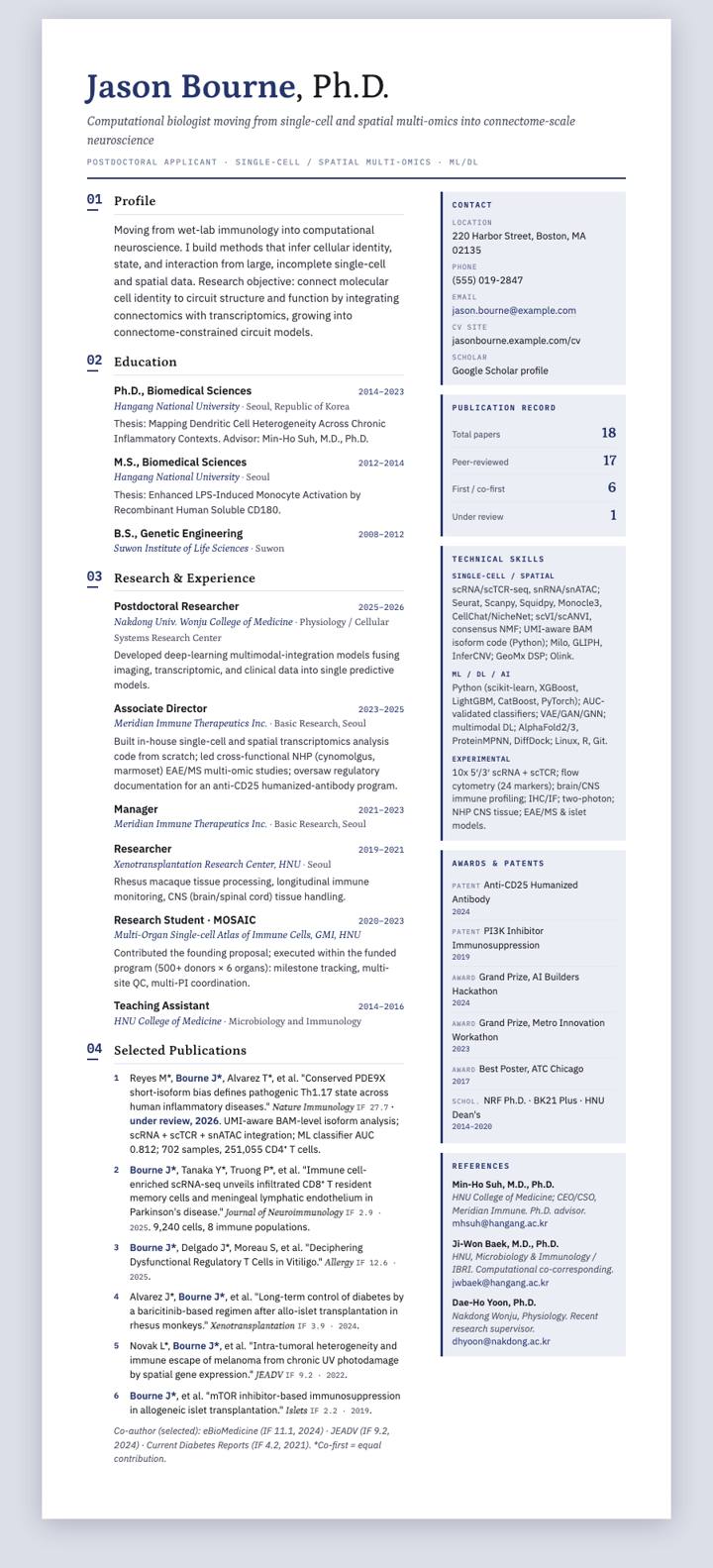 Indigo Minion CV template preview