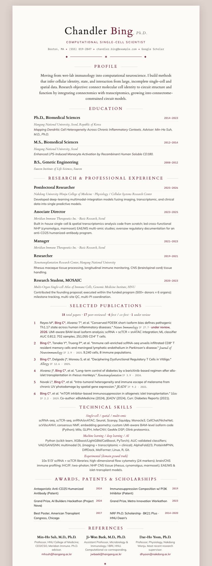 Wine Cardo CV template preview