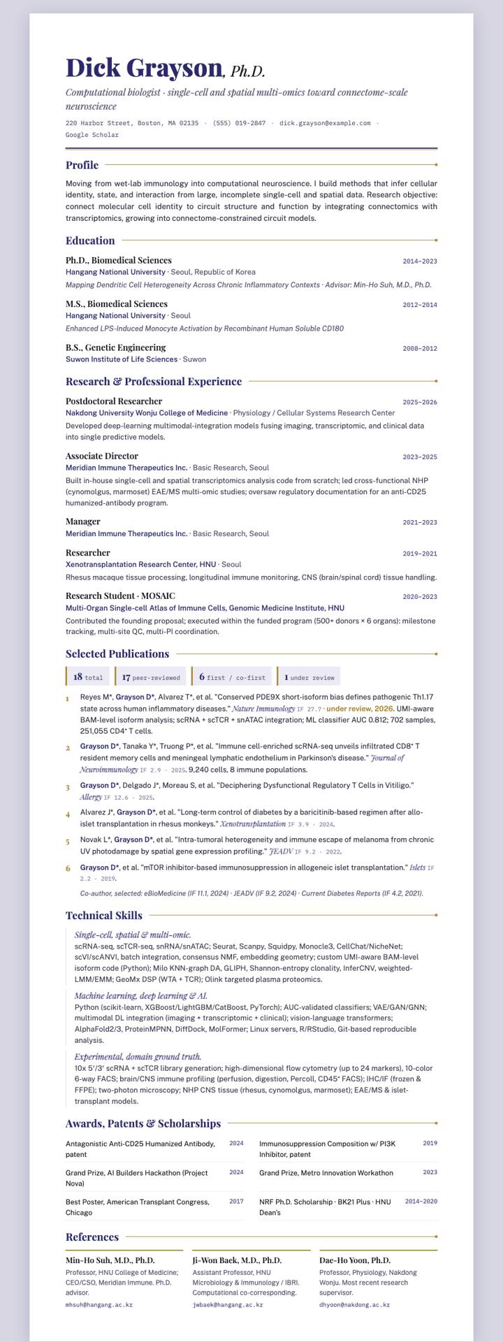 Royal Playfair CV template preview