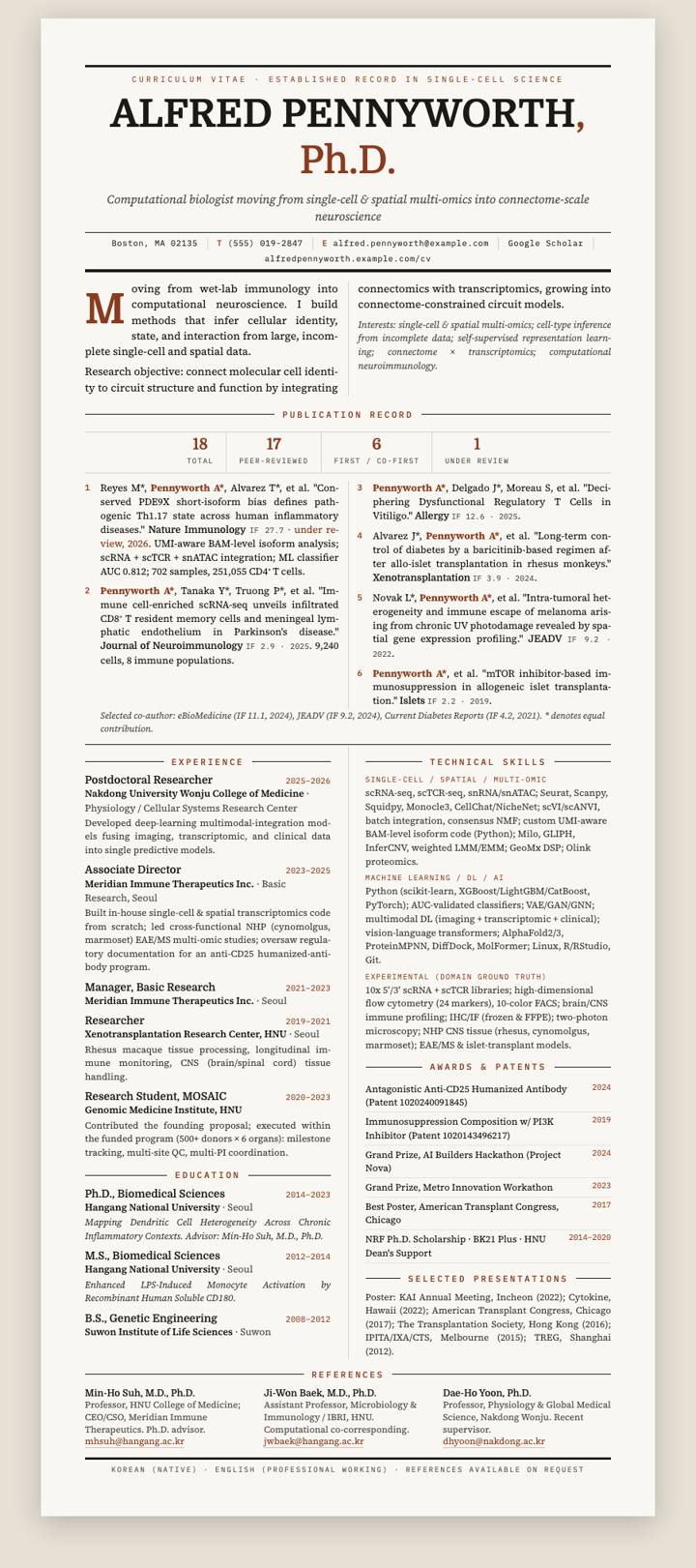 Rust Broadsheet CV template preview