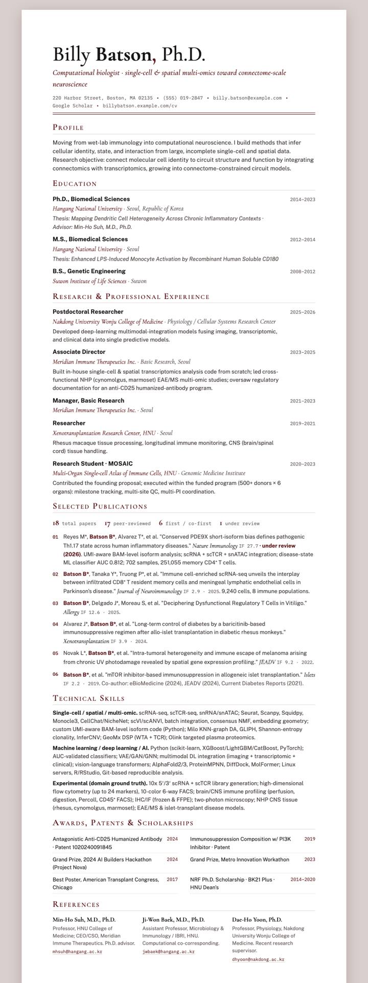 Oxblood Small-Caps CV template preview