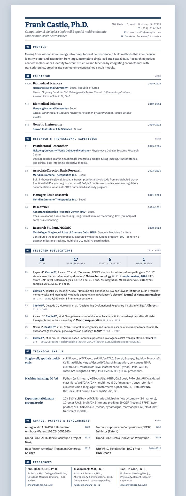 Prussian Ledger CV template preview