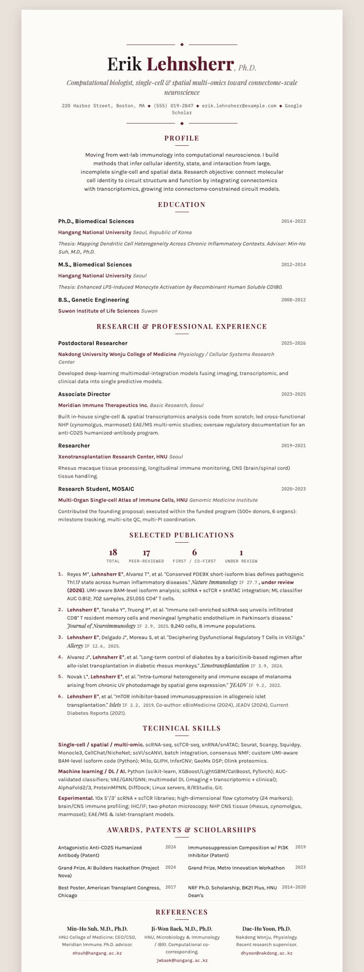 Bordeaux Centered CV template preview