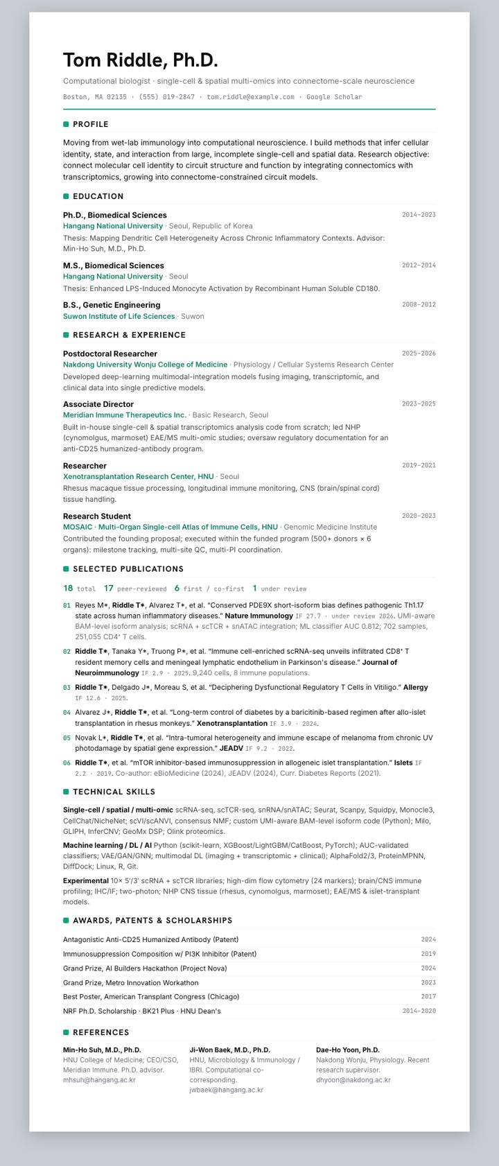 OpenAI CV template preview