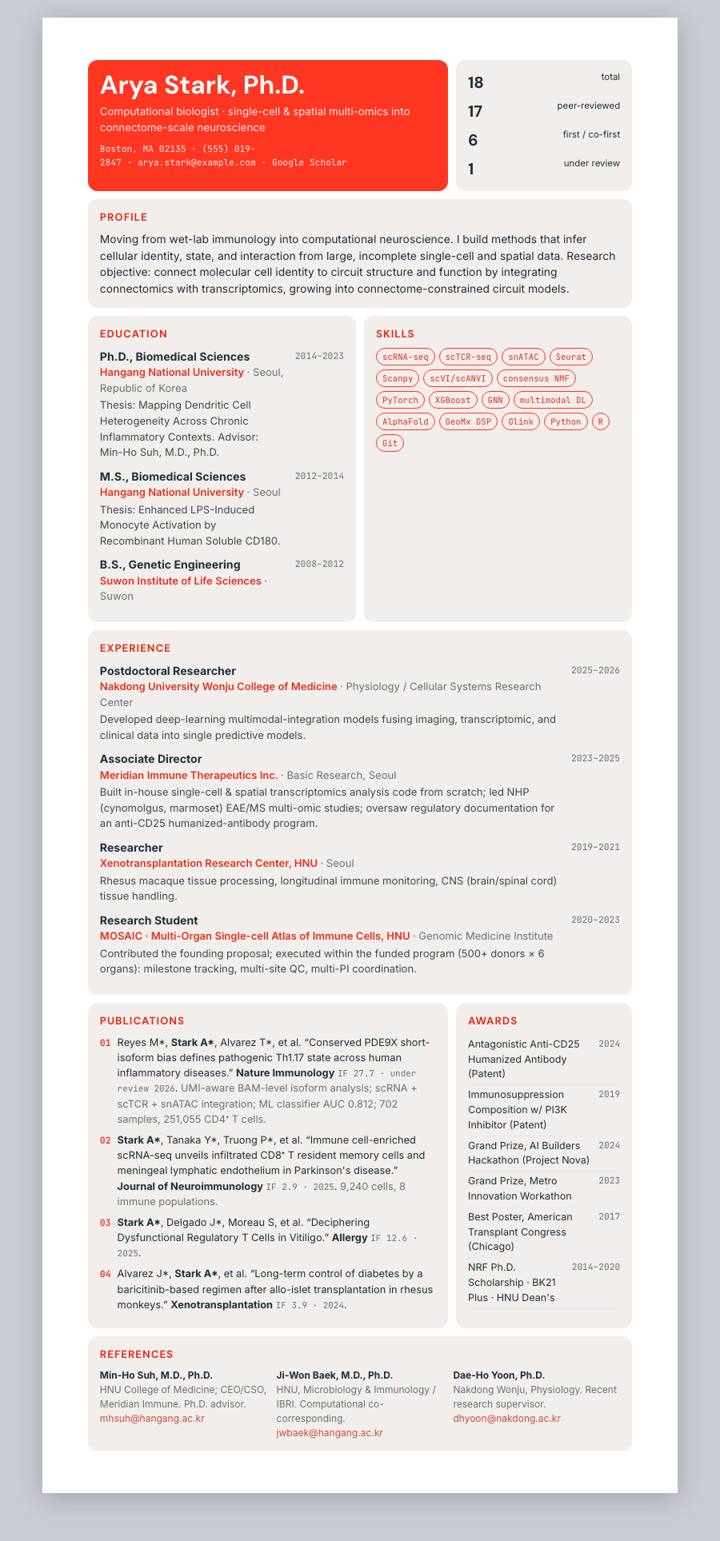 Databricks CV template preview