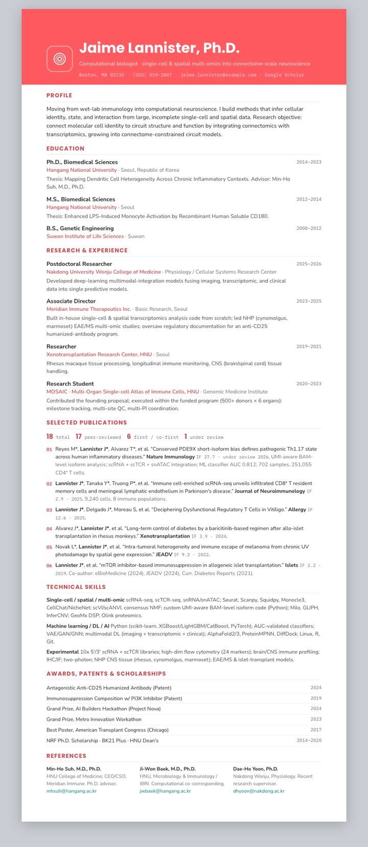 Airbnb CV template preview