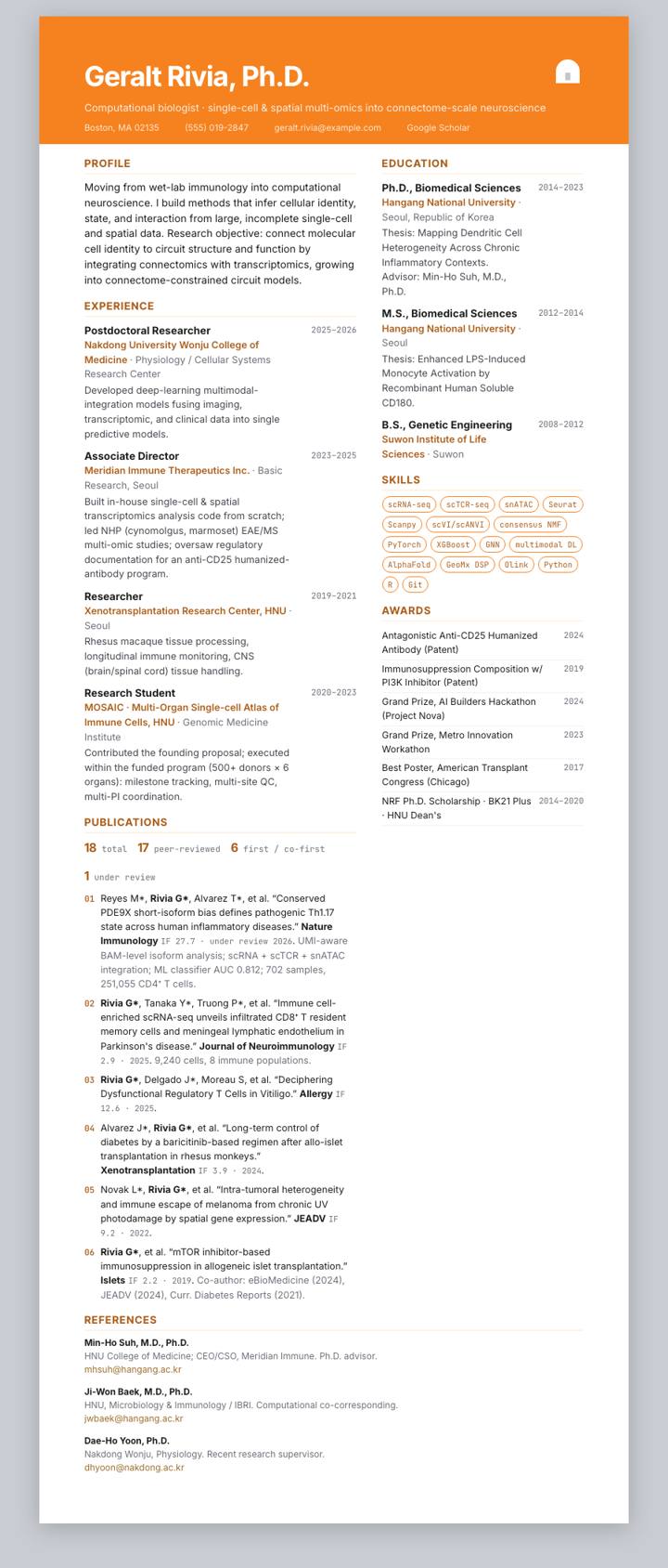 Cloudflare CV template preview