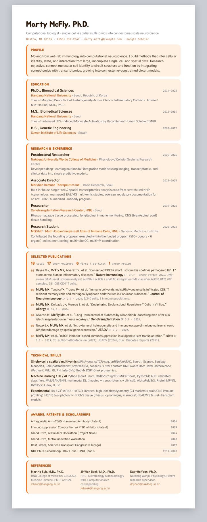 Karrot (Danggeun) CV template preview
