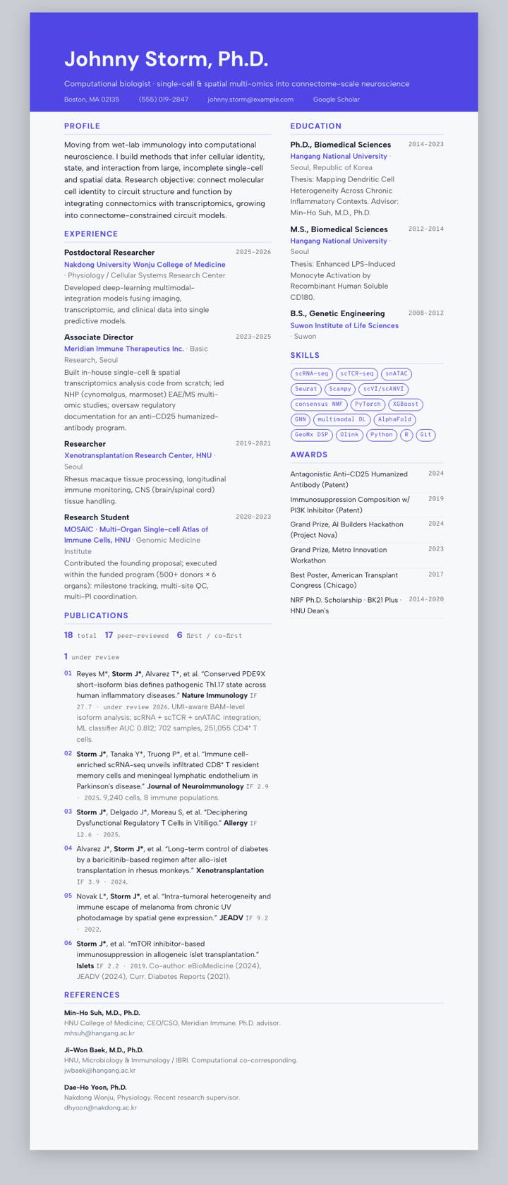 Slate Product Banner CV template preview