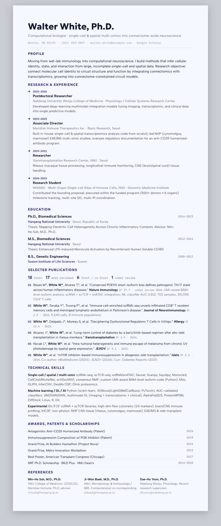 Cobalt Product Track CV template preview