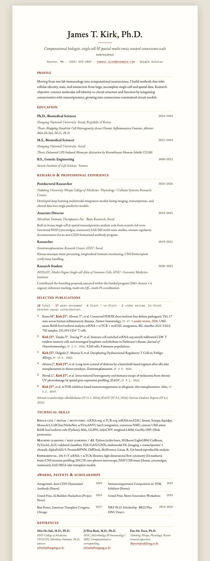 Kjhealy Academic CV template preview