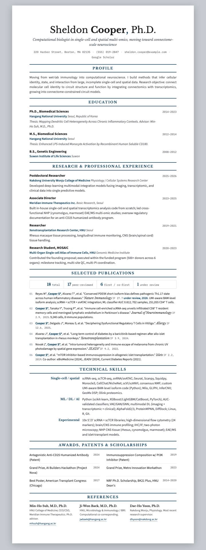 Wilson Resume CV template preview