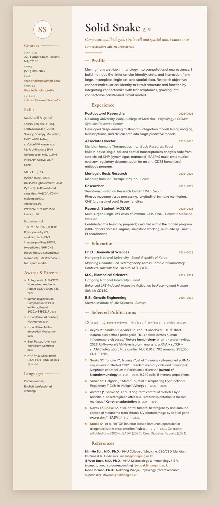 Cream Sidebar Cormorant CV template preview