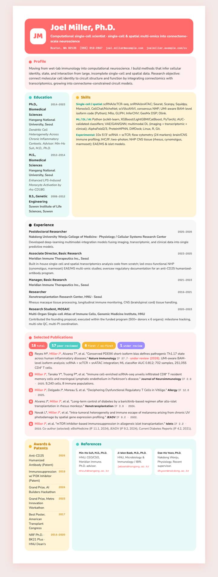 Pastel Bento Blocks CV template preview