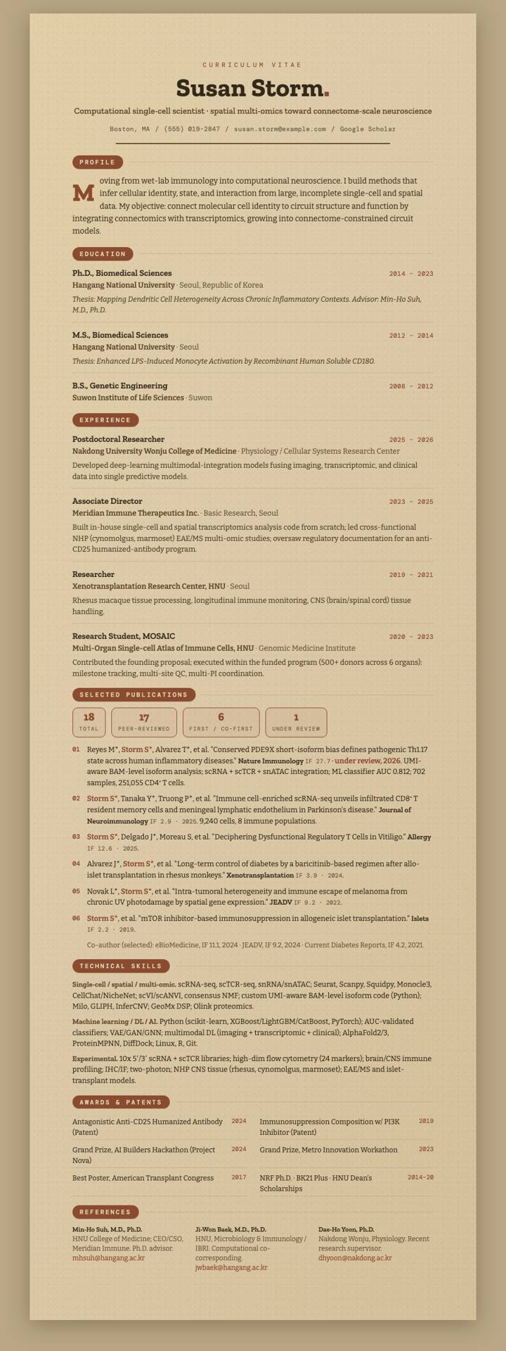 Kraft Paper CV template preview