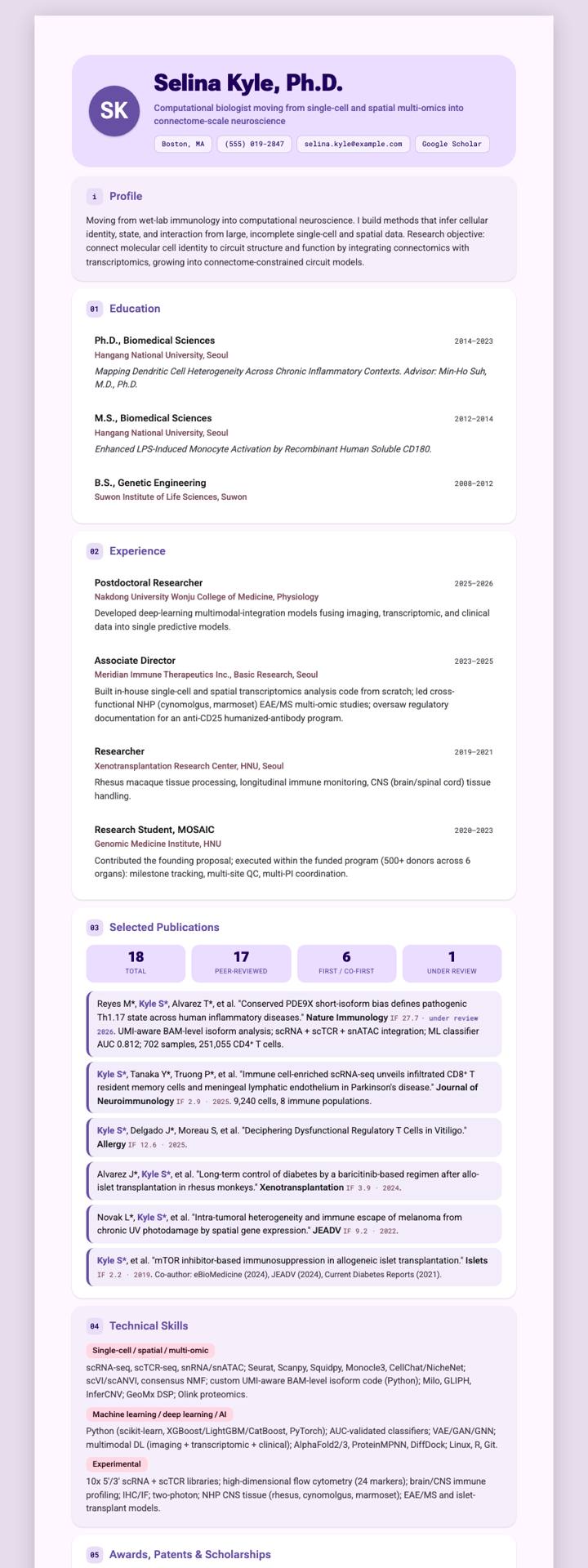 Material Design 3 CV template preview