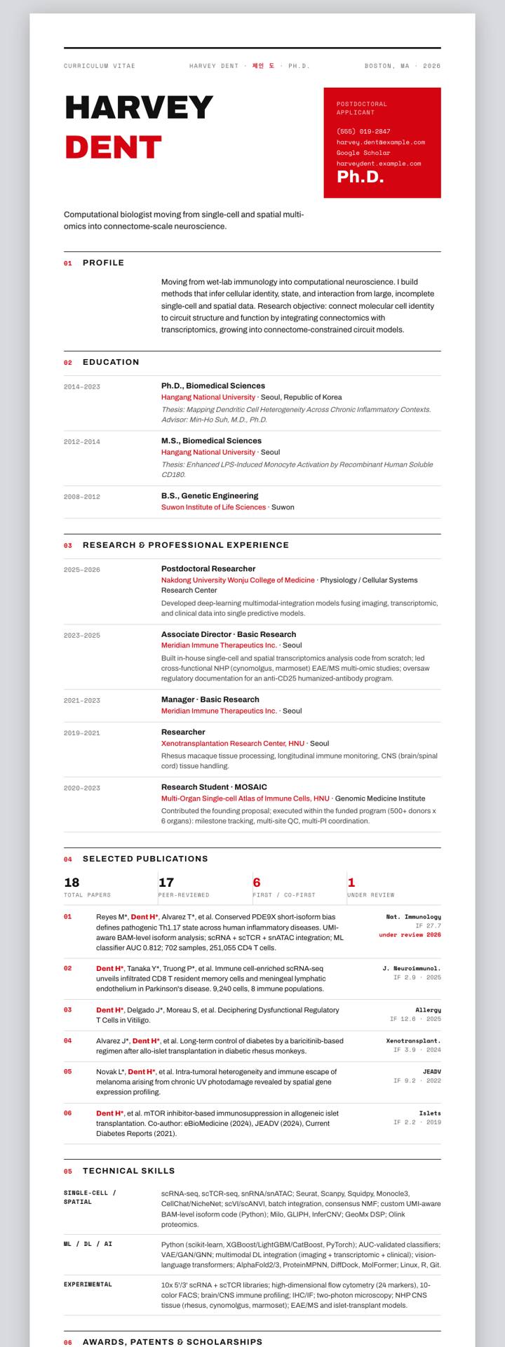 Swiss International Style CV template preview