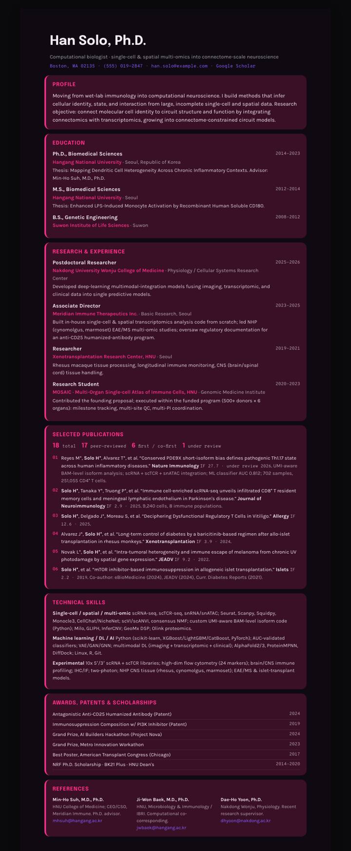 Magenta Wire Cards CV template preview