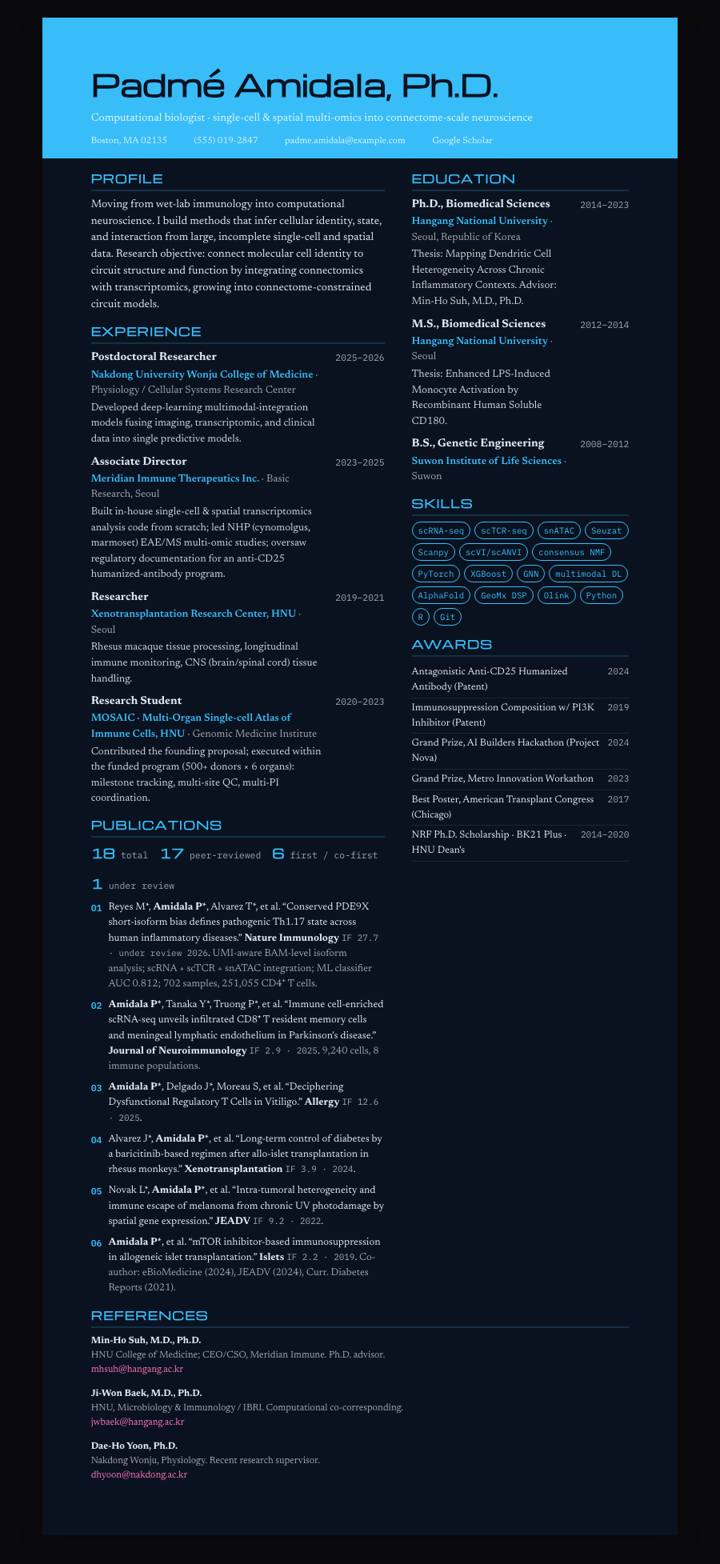 Ocean Night Banner CV template preview