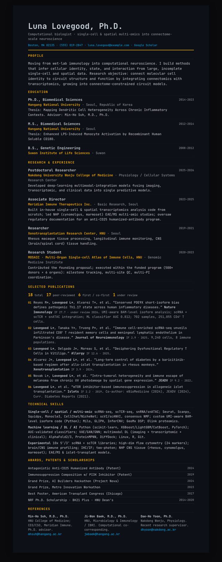 Mono Terminal CV template preview